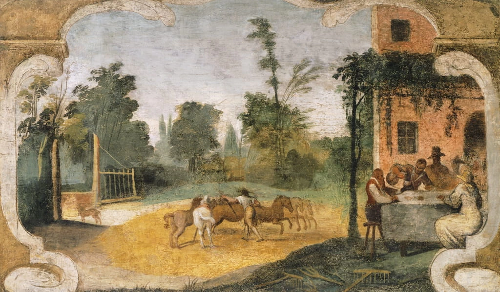 Giovanni Francesco Barbieri, il Guercino - La trebbiatura